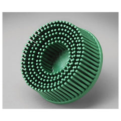 Scotch-Brite Roloc Bristle Disc RD-ZB 50 TR Green 1″ × 5/8″ - Americas Tooling