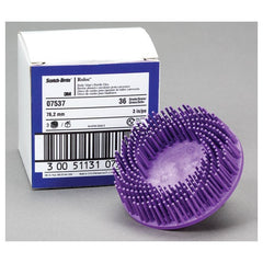 Scotch-Brite Roloc Body Man's Bristle Disc 07536 RD-ZB 36 2″ - Americas Tooling