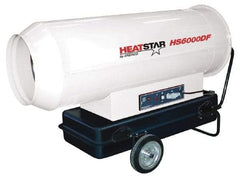 Heatstar - 610,000 BTU Rating, Diesel Forced Air Heater - 14,250 Sq Ft Max Heating Area, 35.6 Gal Capacity, Fuel with Diesel, Kerosene, JP-8 & Jet8 - Americas Tooling