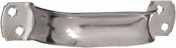 National Mfg. - 8-1/2" Long x 6.75" Wide, Steel Extra Heavy Duty Door Pull - Zinc Plated, 1-3/8" Grip Length - Americas Tooling