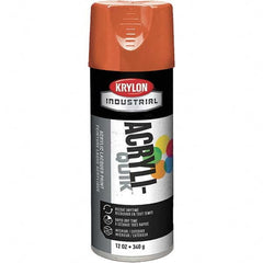 Krylon - Pumpkin Orange, Gloss, Aerosol Spray Paint - 15 to 20 Sq Ft per Can, 12 oz Container - Americas Tooling