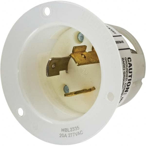 Hubbell Wiring Device-Kellems - 277V 20A NEMA L7-20P Industrial Twist Lock Inlet - Americas Tooling