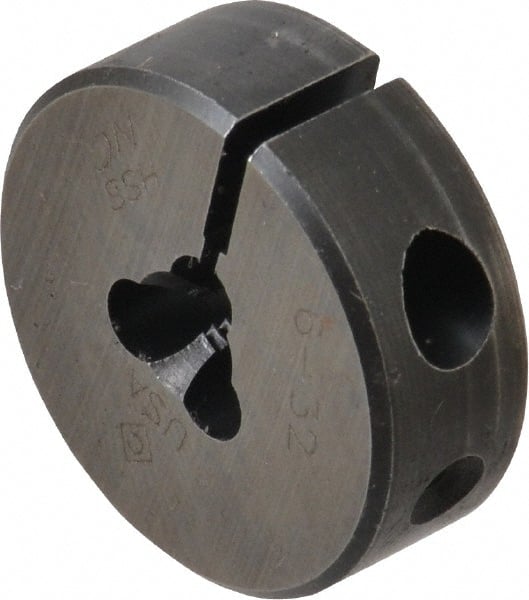 Cle-Line - #6-32 UNC High Speed Steel Round Adjustable Die - Americas Tooling