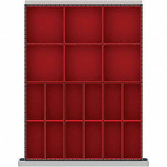 LISTA - 18-Compartment Drawer Divider Layout for 3.15" High Drawers - Americas Tooling