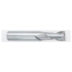 1/2 Dia. x 3 Overall Length 2-Flute Square End Solid Carbide SE End Mill-Round Shank-Center Cutting-Uncoated - Americas Tooling