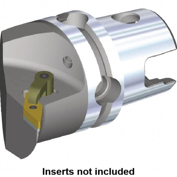 Kennametal - Right Hand Cut, Size KM40, VN.. Insert Compatiblity, Internal or External Modular Turning & Profiling Cutting Unit Head - 27mm Ctr to Cutting Edge, 45mm Head Length, Through Coolant, Series M-Clamping - Americas Tooling