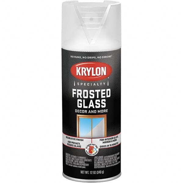 Krylon - Frosted Glass (Color), Frosted, Glass Frosting Spray Paint - 12 oz Container - Americas Tooling