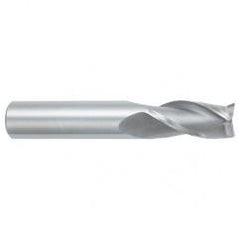 1/2 Dia. x 3 Overall Length 3-Flute Square End Solid Carbide SE End Mill-Round Shank-Center Cutting-TiALN - Americas Tooling