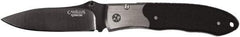 Clauss - 3" Blade, Drop Point Folding Knife - G-10, 1 Blade, 1 Edge - Americas Tooling