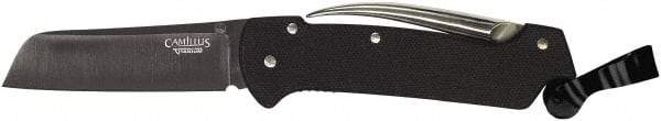 Clauss - 2-3/4" Blade, Drop Point Folding Knife - G-10, 1 Blade, 1 Edge - Americas Tooling