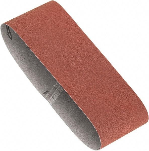 Porter-Cable - 4" Wide x 24" OAL, 40 Grit, Aluminum Oxide Abrasive Belt - Aluminum Oxide, Coarse, Coated, X Weighted Cloth Backing, Dry - Americas Tooling