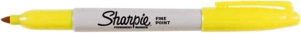 Sharpie - Yellow Permanent Marker - Fine Tip, AP Nontoxic Ink - Americas Tooling