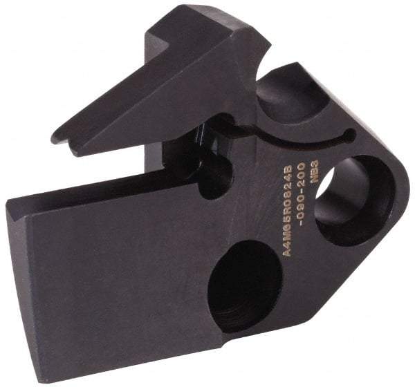 Kennametal - 8mm Groove Width, 24mm Max Depth of Cut, Right Hand Cut, A4M-B Indexable Grooving Blade - 8 Seat Size, A4G0800M08P08GMP Insert Style, Series A4 - Americas Tooling