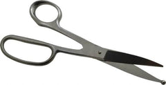 Heritage Cutlery - 3" LOC, 9" OAL Stainless Steel Standard Shears - Right Hand, Metal Straight Handle, For Poultry Processing - Americas Tooling