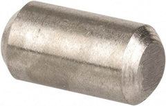 Value Collection - 1/8" Diam x 1/4" Pin Length 316 Stainless Steel Standard Dowel Pin - Bright Finish, 2 Beveled End - Americas Tooling