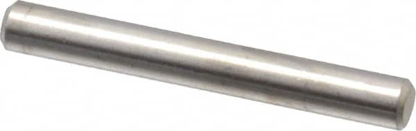 Value Collection - 1/8" Diam x 1" Pin Length 316 Stainless Steel Standard Dowel Pin - Bright Finish, 2 Beveled End - Americas Tooling