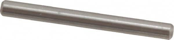 Value Collection - 1/8" Diam x 1-1/4" Pin Length 316 Stainless Steel Standard Dowel Pin - Bright Finish, 2 Beveled End - Americas Tooling