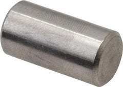 Value Collection - 3/8" Diam x 3/4" Pin Length 316 Stainless Steel Standard Dowel Pin - Bright Finish, 2 Beveled End - Americas Tooling