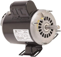 US Motors - 1-1/2 Max hp, 3,450 Max RPM, Single Cap Start Electric AC DC Motor - 115/208-230 V Input, Single Phase, 56H Frame, 5/8" Shaft Diam, Rigid Base Mount, ODP Enclosure - Americas Tooling