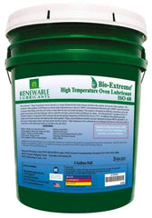 Renewable Lubricants - 5 Gal Pail Synthetic/Graphite Lubricant - White, -28°F to 2,000°F, Food Grade - Americas Tooling