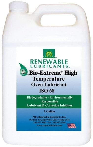 Renewable Lubricants - 1 Gal Bottle Synthetic/Graphite Penetrant/Lubricant - White, -28°F to 2,000°F, Food Grade - Americas Tooling