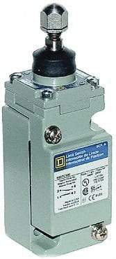 Square D - DPDT, 2NC/2NO, 600 Volt Screw Terminal, Plunger Actuator, General Purpose Limit Switch - 1, 2, 4, 6, 12, 13, 6P NEMA Rating, IP67 IPR Rating - Americas Tooling