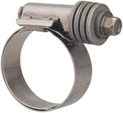 Value Collection - 13/16 to 1-1/2" Hose, 9/16" Wide x 0.6" Thick, Constant Torque Clamp - 13/16 to 1-1/2" Diam, Grade 301 & 410 Stainless Steel Screw - Americas Tooling