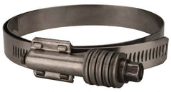 Value Collection - 3-3/4 to 4-5/8" Hose, 5/8" Wide x 0.7" Thick, Constant Torque Clamp - 3-3/4 to 4-5/8" Diam, Grade 301 & 410 Stainless Steel Screw - Americas Tooling