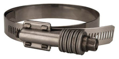 Value Collection - 3-1/4 to 4-1/8" Hose, 5/8" Wide x 0.7" Thick, Constant Torque Clamp - 3-1/4 to 4-1/8" Diam, Grade 301 & 410 Stainless Steel Screw - Americas Tooling