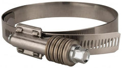 Value Collection - 3-3/4 to 4-5/8" Hose, 5/8" Wide x 0.7" Thick, Constant Torque Clamp - 3-3/4 to 4-5/8" Diam, Grade 304 Stainless Steel/Carbon Steel Screw - Americas Tooling