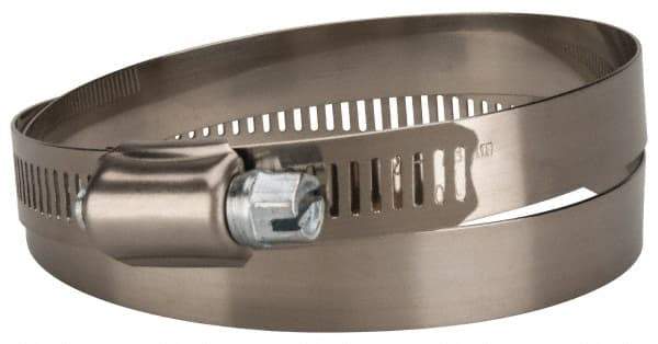 Value Collection - SAE Size 104, 5 to 7" Diam, Stainless Steel/Carbon Steel Worm Drive Clamp - 1/2" Wide, Material Grade 201 - Americas Tooling