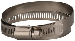 Value Collection - SAE Size 96, 4-1/2 to 6-1/2" Diam, Stainless Steel Worm Drive Clamp - 1/2" Wide, Material Grade 201 - Americas Tooling