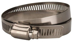 Value Collection - SAE Size 88, 4 to 6" Diam, Stainless Steel/Carbon Steel Worm Drive Clamp - 1/2" Wide, Material Grade 201 - Americas Tooling