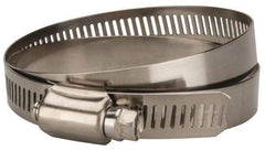 Value Collection - SAE Size 88, 4 to 6" Diam, Stainless Steel/Carbon Steel Worm Drive Clamp - 1/2" Wide, Material Grade 201 - Americas Tooling