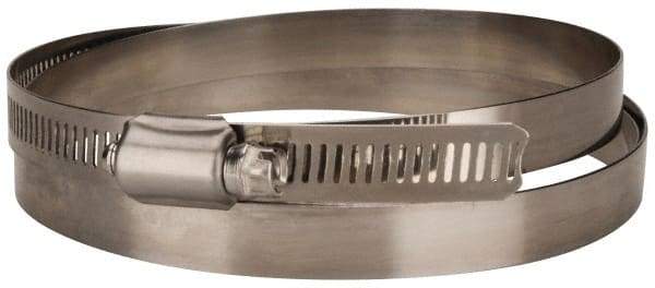 Value Collection - SAE Size 212, 11-3/4 to 13-3/4" Diam, Stainless Steel Worm Drive Clamp - 1/2" Wide, Material Grade 201 - Americas Tooling