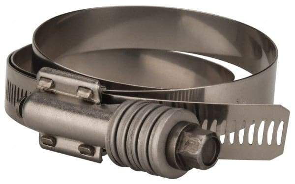 Value Collection - 5-3/4 to 6-5/8" Hose, 5/8" Wide x 0.7" Thick, Constant Torque Clamp - 5-3/4 to 6-5/8" Diam, Grade 301 & 410 Stainless Steel Screw - Americas Tooling