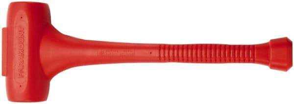 Paramount - 5 Lb Head, 20" Long Sledge Hammer - Polyurethane Head, 2-49/64" Face Diam, 7-3/32" Long Head, Fiberglass Handle with Grip - Americas Tooling