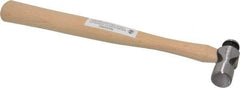 Paramount - 1/4 Lb Head Ball Pein Hammer - Wood Handle, 10-7/8" OAL - Americas Tooling