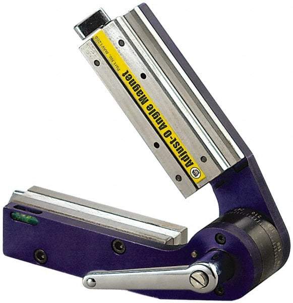 Strong Hand Tools - 30 to 275° Holding Angle, 110 Lb Max Pull, Magnetic Welding & Fabrication Adjustable Square - 7-3/4" High x 7-3/4" Wide x 3-3/4" Deep - Americas Tooling