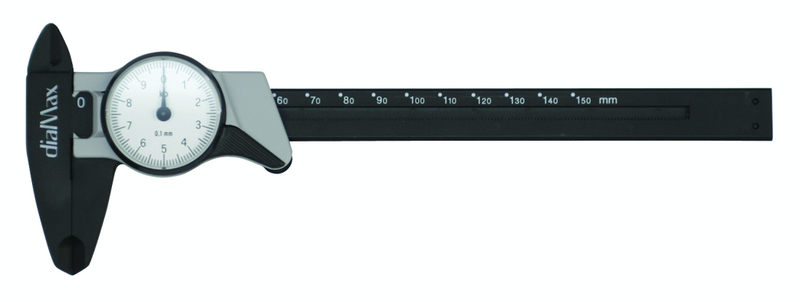 0 - 6 / 0 - 150mm Measuring Range (.001 Grad.) - Dial Caliper - #41104 - Americas Tooling