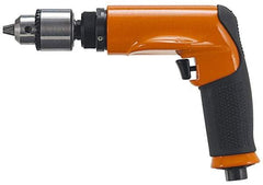 Dotco - 1/2" Keyed Chuck - Pistol Grip Handle, 500 RPM, 0.9 hp, 90 psi - Americas Tooling