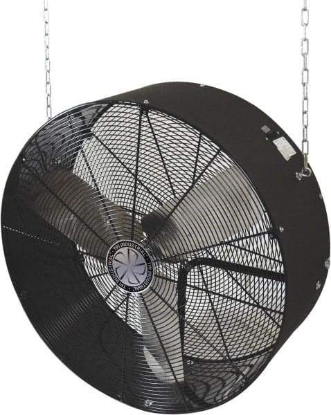 TPI - 30" Blade, Direct Drive, 1/4 hp, 4,400 & 3,800 CFM, Suspension Blower Fan - 2.5 Amps, 120 Volts, 2 Speed, Single Phase - Americas Tooling