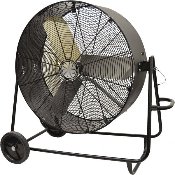 TPI - 36" Blade, Direct Drive, 1/3 hp, 6,500 & 5,400 CFM, Floor Style Blower Fan - 5.5 Amps, 120 Volts, 2 Speed, Single Phase - Americas Tooling