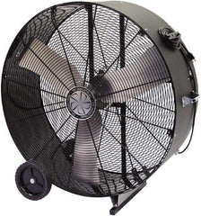 TPI - 36" Blade, Direct Drive, 1/3 hp, 6,500 & 5,400 CFM, Floor Style Blower Fan - 5.5 Amps, 120 Volts, 2 Speed, Single Phase - Americas Tooling