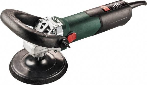 Metabo - 7" Pad Diam, 800 to 3,000 RPM, Handheld Electric Polisher - 5/8-11" Spindle Thread, 13 Amps, 120 Volts - Americas Tooling