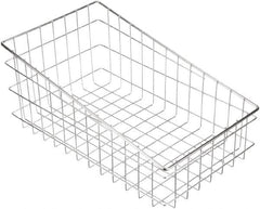 Marlin Steel Wire Products - 18-1/2" Deep, Rectangular Steel Wire Basket - 11" Wide x 8" High - Americas Tooling