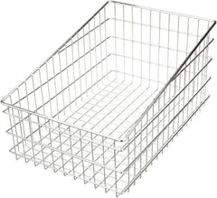 Marlin Steel Wire Products - 16" Deep, Rectangular Steel Wire Basket - 24" Wide x 12" High - Americas Tooling