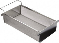 Marlin Steel Wire Products - 19.64" Deep, Rectangular Stainless Steel Mesh Basket - 8-1/4" Wide x 6" High - Americas Tooling