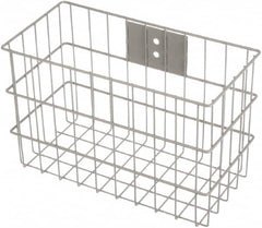 Marlin Steel Wire Products - 7" Deep, Rectangular Steel Wire Basket - 14" Wide x 9" High - Americas Tooling