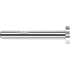 Harvey Tool - 3/4" Cut Diam, 1/8" Cut Width, 3/8" Shank, Straight-Tooth Woodruff Keyseat Cutter - Exact Industrial Supply